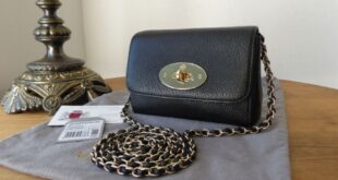 Mulberry Mini Lily Glossy Goat